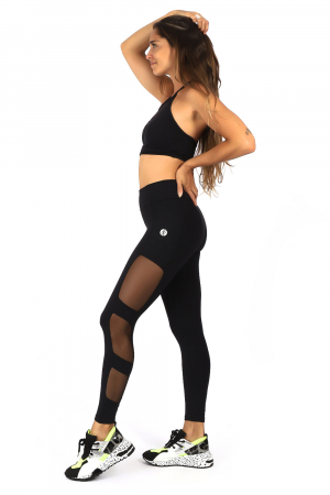 LEGGING TULE POWER BOLSO 
PRETO